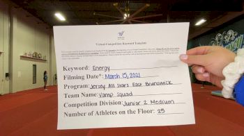 Jersey All Stars East Brunswick - Vamp Squad [L2 Junior - Medium] 2021 Beast of The East Virtual Championship