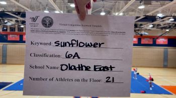 Olathe East High School [6A Game Day] 2020 KSHSAA Game Day Spirit Virtual Showcase