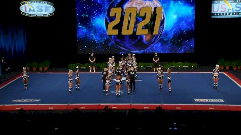 The California All Stars - Las Vegas - Aces [2021 L6 Senior Open Small Coed Semis] 2021 The Cheerleading Worlds