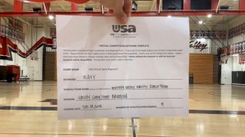 Murrieta Valley High School [Varsity - Song/Pom - Advanced] 2021 USA Virtual Spirit Regional I