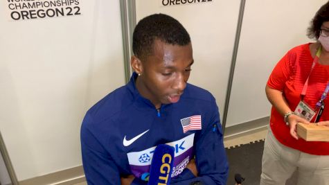 Erriyon Knighton's Wants More After First Global Medal