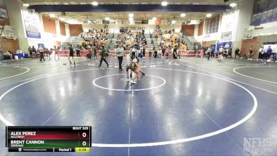 120 lbs Cons. Round 3 - Alex Perez, Hillcrest vs Brent Cannon, Serrano