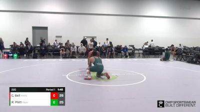 220 lbs Finals (2 Team) - Robert Platt, Poway vs Christian Bell, Kansas Marshals