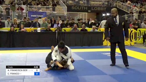 ANDREA FRANCISCA BERMEJO vs CARLA FRANCO 2024 Pan Jiu Jitsu IBJJF Championship