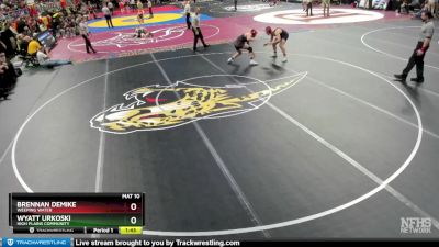 Champ. Round 1 - Wyatt Urkoski, High Plains Community vs Brennan Demike, Weeping Water