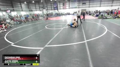 138 lbs Round 3 (4 Team) - Austin Green, BELIEVE TO ACHIEVE vs Zachariah King, INVICTUS WRESTLING - GOLD