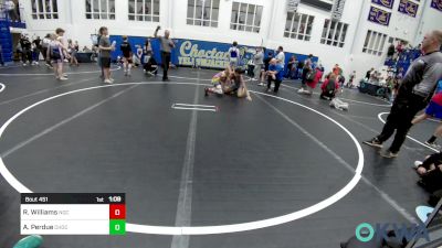 100 lbs Final - Riley Williams, Norman Grappling Club vs Aiden Perdue, Choctaw Ironman Youth Wrestling