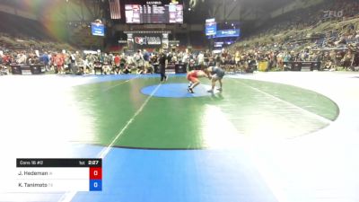 113 lbs Cons 16 #2 - Jace Hedeman, Iowa vs Kody Tanimoto, Texas