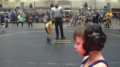 47 lbs Round 2 (4 Team) - Logan Butts, Michigan Matcats vs Blake Poindexter, ARES Red