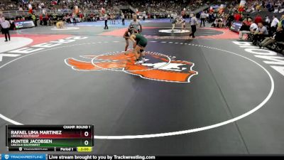 Champ. Round 1 - Hunter Jacobsen, Lincoln Southwest vs Rafael Lima Martinez, Lincoln Southeast