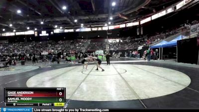 106 lbs Cons. Round 6 - Samuel Moody, Riverton vs Gage Anderson, Wasatch Utah