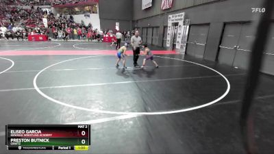 75 lbs Cons. Round 2 - Preston Butnick, Crivitz vs Eliseo Garcia, Kenosha Wrestling Academy