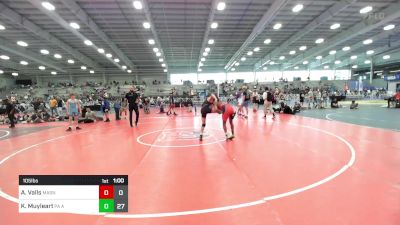 105 lbs Semifinal - Anthony Valls, Mat Assassins vs Kavin Muyleart, PA Alliance Black