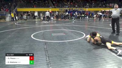 75 lbs Rd 7 - Consi-semis - Gabe Peace, Quaker Valley vs Dante Mattone, North Allegheny