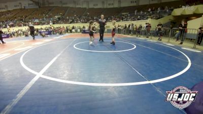 45 lbs Consi Of 8 #2 - Callie Wallace, Beebe Youth Wrestling vs Audalie Deloera, Tuttle Wrestling Club