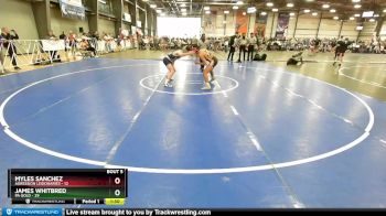 120 lbs Rd# 3 12:00pm Friday - James Whitbred, PA Gold vs Myles Sanchez, Agression Legionaries