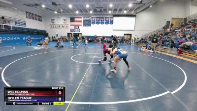 119-125 lbs Round 3 - Wes Holman, Glenrock Wrestling Club vs Skylen Teague, Torrington Wrestling Club