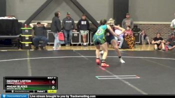 130 lbs Round 4 (6 Team) - Destiney Lofton, Chasing Titles 2 vs Magan Blades, Braided Brutes