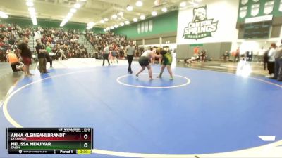 235 lbs Champ. Round 1 - Melissa Menjivar, Cajon vs Anna Kleineahlbrandt, La Canada