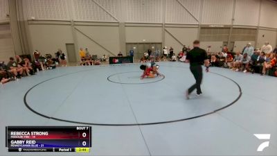 152 lbs Round 2 (8 Team) - Rebecca Strong, Missouri Fire vs Gabby Reid, Pennsylvania Blue