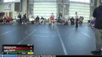 92 lbs Round 6 (8 Team) - Gabe Krieger, Team Ohio vs Grayson Davis, Team Smash