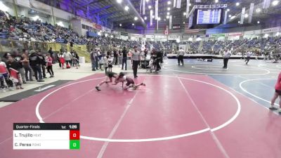 81 lbs Quarterfinal - Landan Trujillo, Heaton Middle School vs Charlie Perea, Pomona Elite