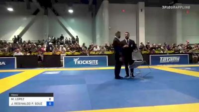 MOISES LOPEZ vs JOSE REGINALDO P. SOUZA JR 2021 World Master IBJJF Jiu-Jitsu Championship