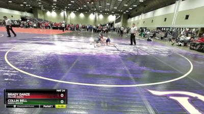 132 lbs Cons. Round 4 - Brady Danze, Millard South vs Collin Bell, North DeSoto