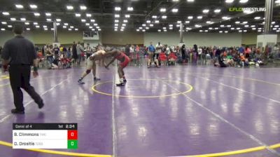 190 lbs Consi Of 4 - Brooks Climmons, TWC The Wrestling Center vs Damon Drositis, Toss