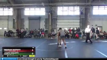 115 lbs Round 2 (4 Team) - Brennan Warwick, Junior Terps Xtreme vs Joseph Gigliotti, Diamond Fish