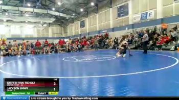 132 lbs Round 2 (4 Team) - Griffin Van Tichelt, Crown Point vs Jackson Hawk, Delta