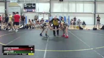 108 lbs Round 2 (6 Team) - Justus Thrasher, Death Squad vs Jaden Farr, Indiana Outlaws 2