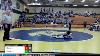 120 lbs Placement Matches (8 Team) - TK Davis, Rockmart vs Landon Poole, Fannin County HS