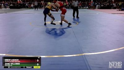 D2-157 lbs Champ. Round 1 - Drew Ladach, Huron HS (New Boston) vs Zane Willobee, Gaylord HS