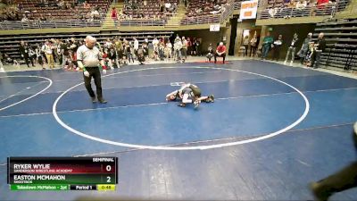 53 lbs Semifinal - Easton McMahon, Shootbox vs Ryker Wylie, Sanderson Wrestling Academy