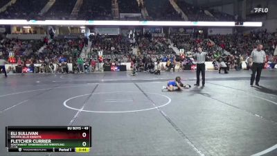 49 lbs Quarterfinal - Eli Sullivan, Wichita Blue Knights vs Fletcher Currier, Southwest Timberwolves Wrestling Club