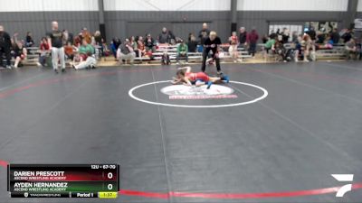 67-70 lbs Round 5 - Darien Prescott, Ascend Wrestling Academy vs Ayden Hernandez, Ascend Wrestling Academy