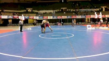 285 lbs Quarterfinals (8 Team) - Cal Johnson, Powhatan vs Radek Larew, Mills Godwin