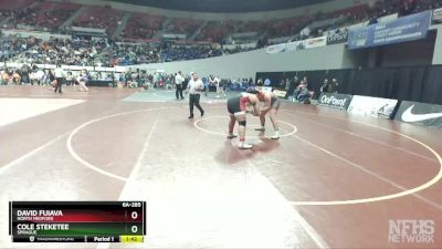 6A-285 lbs Champ. Round 1 - Cole Steketee, Sprague vs David Fuiava, North Medford