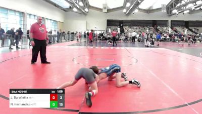 89 lbs Rr Rnd 7 - Jaxon Sgrulletta, Refinery Wrestling Youth vs Noah Hernandez, M2TC Red