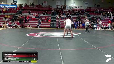 285 lbs 1st Place Match - Lee Herrington, Nebraska-Kearney vs Mason Watt, Chadron State