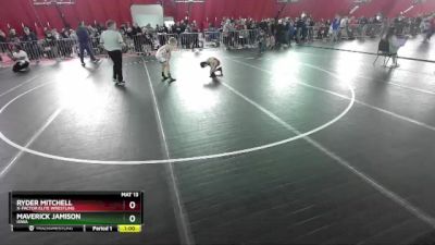 77 lbs Cons. Round 3 - Maverick Jamison, Iowa vs Ryder Mitchell, X-Factor Elite Wrestling