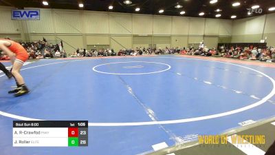 80 lbs Semifinal - Apollo Rojas-Crawfod, Funky Singlets vs Jaxon Roller, Oklahoma Elite 9U