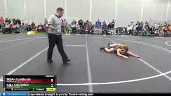 120 lbs Round 2 (4 Team) - Tegan Slaybaugh, Iowa Gold vs Kale Knezovich, Wyoming Gold