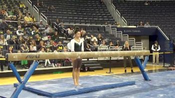 Kendall Valentin- Beam (9.8), EMU- 2017 Michigan vs. EMU Intersquad