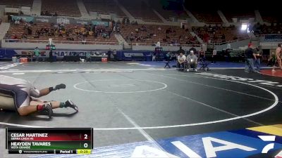 D2-285 lbs Cons. Round 2 - Cesar Martinez, Sierra Linda HS vs Heayden Tavares, Vista Grande