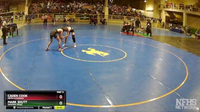 132 lbs Cons. Round 3 - Caden Cook, Faith Lutheran vs Mark Shutt, Shadow Ridge