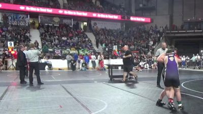 130 lbs Semifinal - Maverick Renville, Augusta vs Isaac Samuelson, Oakley