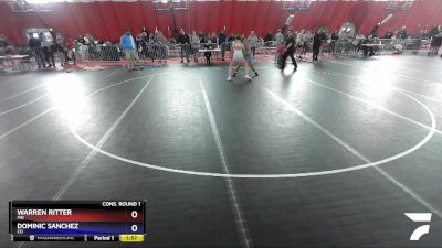 152 lbs Cons. Round 1 - Warren Ritter, MN vs Dominic Sanchez, CO