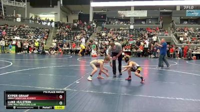 85 lbs 7th Place Match - Luke Hulstein, Lone Wolf Wrestling Club vs Kyper Graaf, Sebolt Wrestling Academy